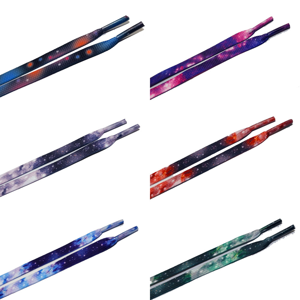 Galaxy Flat Laces-6 colours-
